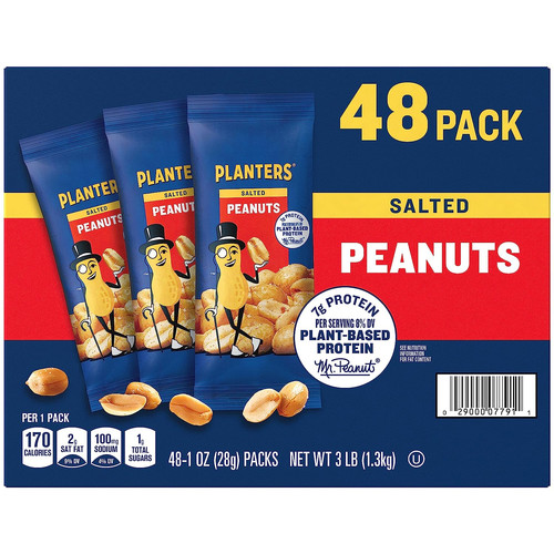 Planters salted peanuts - salted, oz